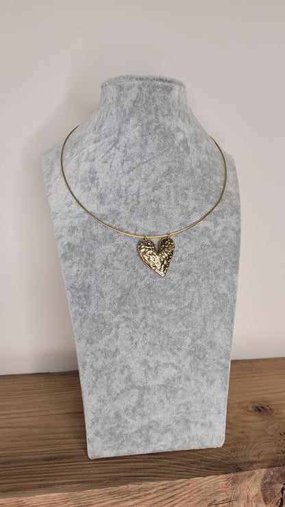 Collana con pendente cuore