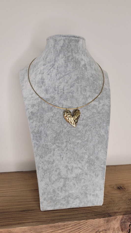 Collana con pendente cuore