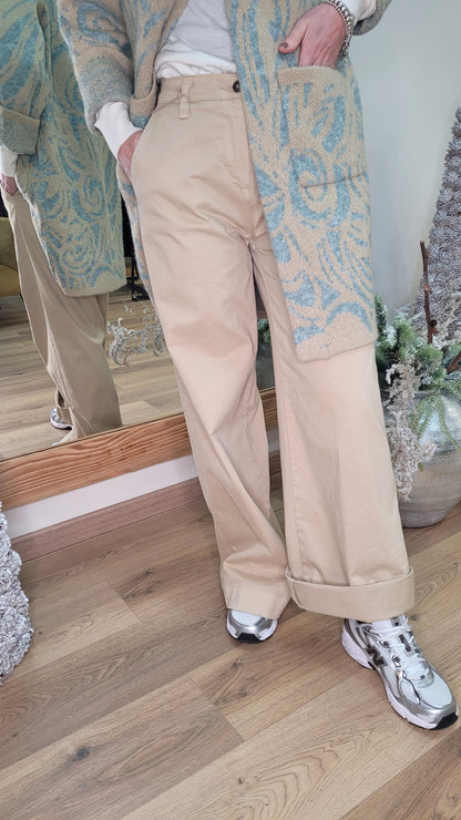 Cardigan in maglia jacquardenza